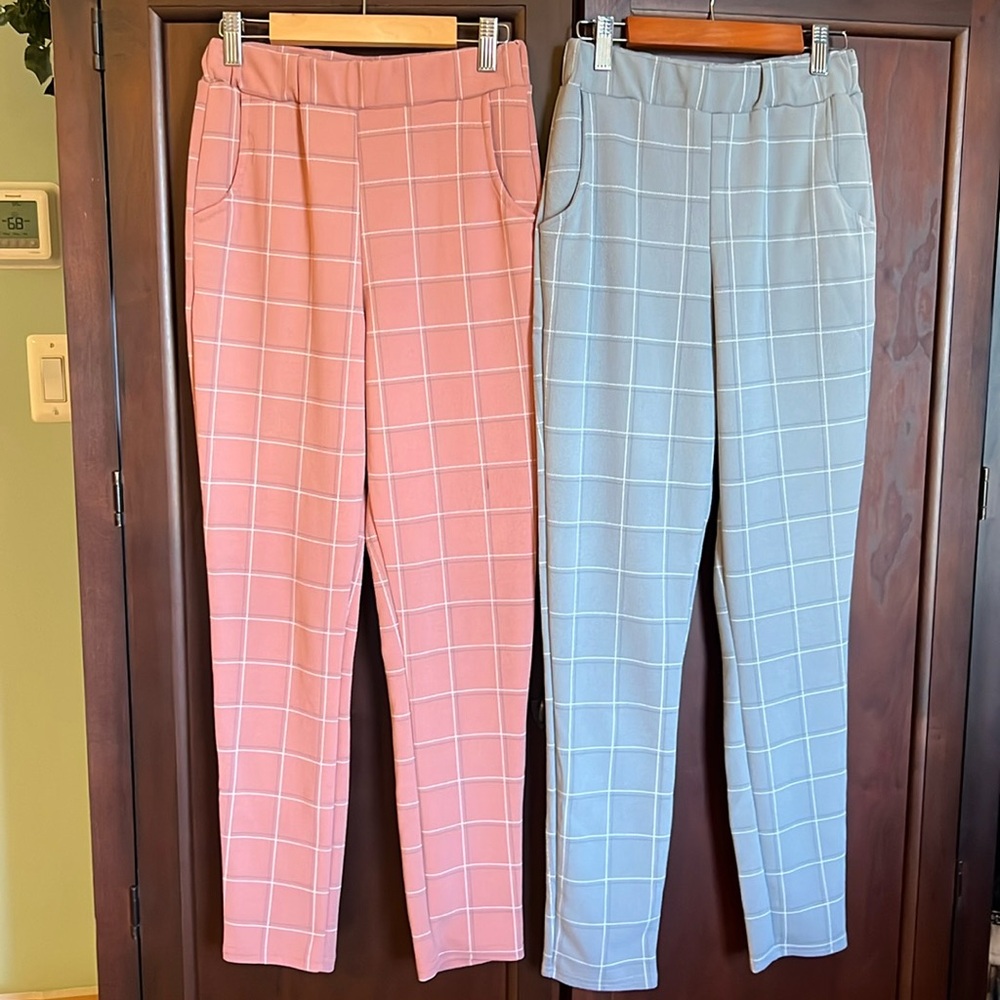 Two pair of Pretty Little Thing pants.
